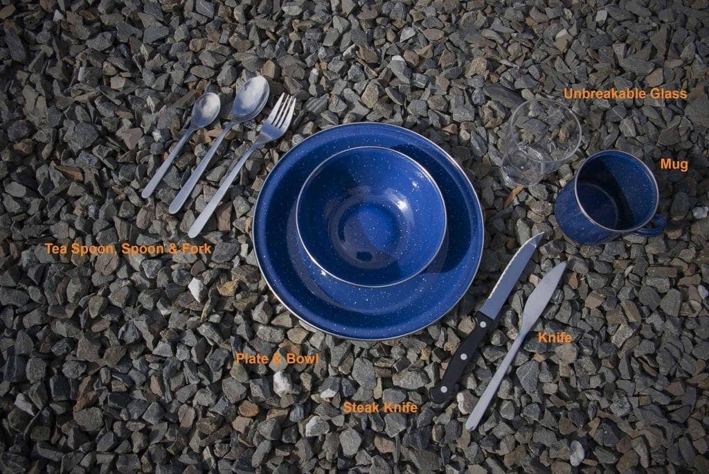 Camping Crockery & Cutlery