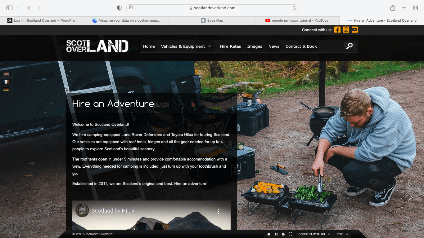 Scotland Overland Old Website